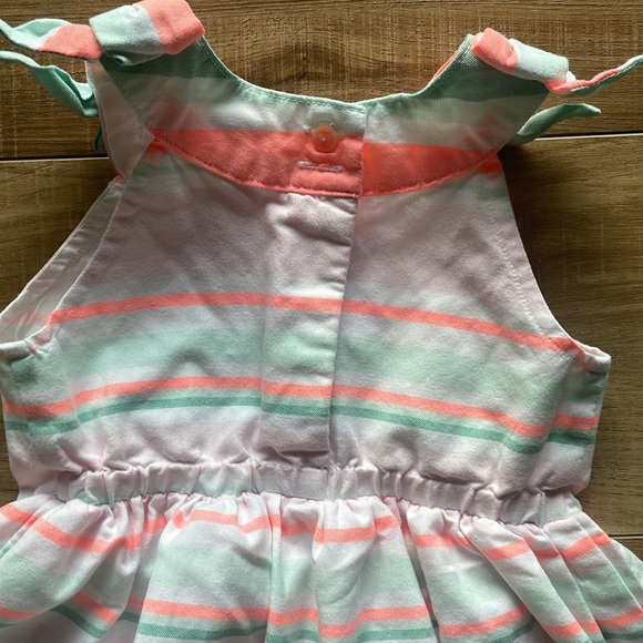 Gymboree Teal, Cora and White Spring and Summer Dress - Picture 7 of 9